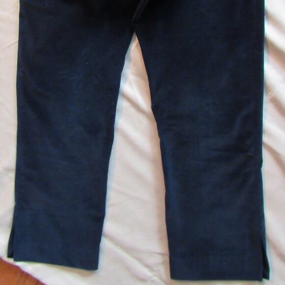 AMINA RUBINACCI Napoli Women's Pants Velour Cotton Black ,IT 44, made in Italy - Picture 5 of 7